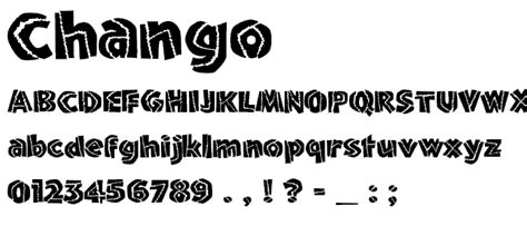 Chango Font Script Various