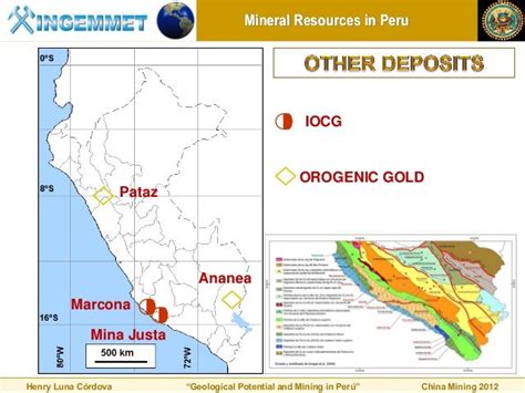 Geological Potential And Mining In Perú