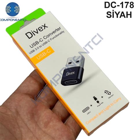 Divex Usb To Type C Veri Aktar M Otg Evirici Usb Den Type C Ye