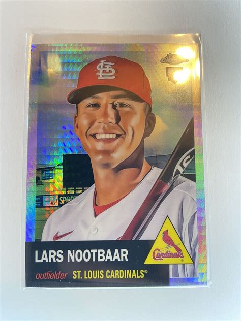 2022 Topps Chrome Platinum Anniversary Prizm Refractor Lars Nootbaar