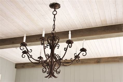 for the love of a house: the barn room chandelier