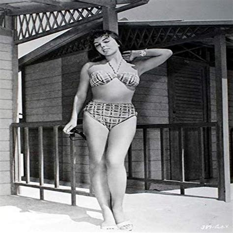 Posterazzi Dap18701 Joan Collins Striped Bikini Photo Print 8 X 10 Bikini Photos Joan