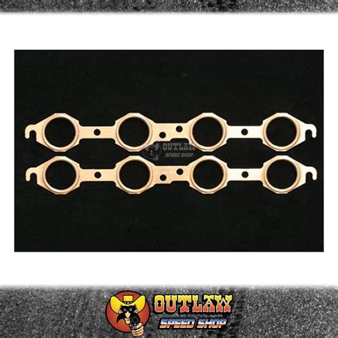 Sce Gaskets Pro Copper Embossed Exhaust Gaskets For Chev Gen Ls