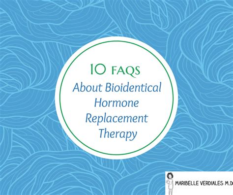 Faqs Asked About Bioidentical Hormone Replacement Therapy