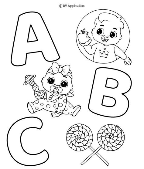 ABC Coloring Page for Kids | Free Printable to Download & Color | Abc ...