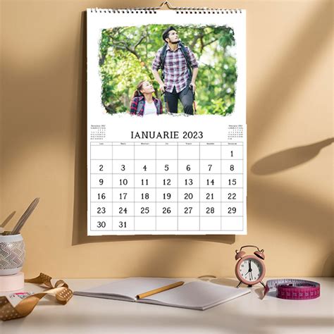 Calendar De Perete Personalizat Cu Poze 2024 Top Gift Ro