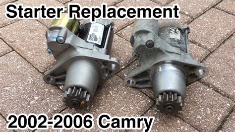 Replacing Starter Toyota Camry