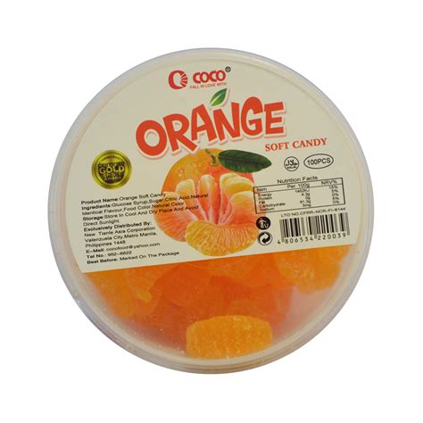 COCO ORANGE SOFT CANDY - Coco Food