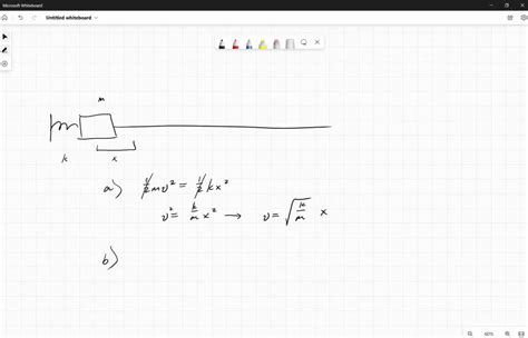 Solved A Glider Of Mass M Is Free To Slide Along A Horizontal Air Track It Is Pushed Against A