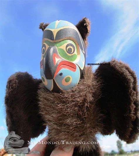 Adorable OWL Mask puppet by Gary Peterson • My Mondo Trading • Native ...