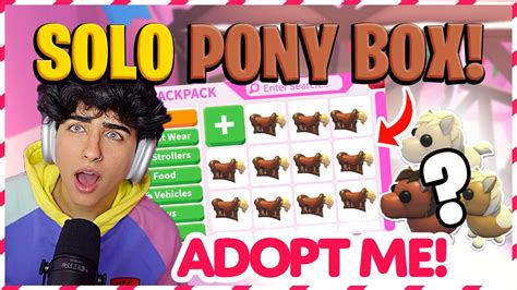 Live Apro Solo Pony Box Per Avere Tutti I Nuovi Pony Su Adopt Me