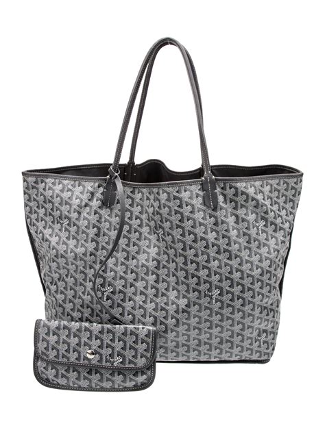 Goyard Goyardine Reversible Anjou GM Grey Totes Handbags GOY39822