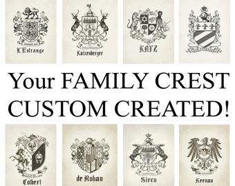 Wall Family Crest Print - Etsy