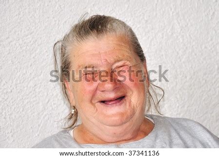 Old Woman Good Funny Face Stock Photo 37341136 - Shutterstock