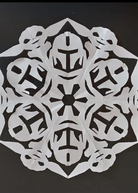 Star Wars Paper Snowflake Template