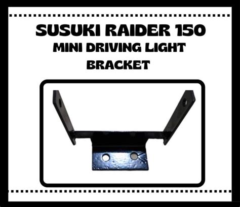 Suzuki Raider 150 Mini Driving Light Bracket High Quality Solid Bracket