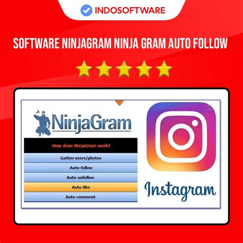 Jual Software Ninjagram Ninja Gram Premium Lifetime Instagram Auto