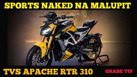 TVS APACHE RTR 310 STREET FIGHTER SPORT NAKED BIKE SPECS PRICE