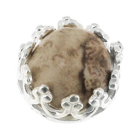 Serti Rond Griffe D Cor Couronne Pour Cabochon Mm Placage Argent