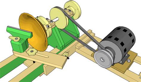 Wooden lathe plans