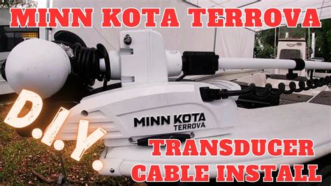 Minn Kota Terrova Transducer Install