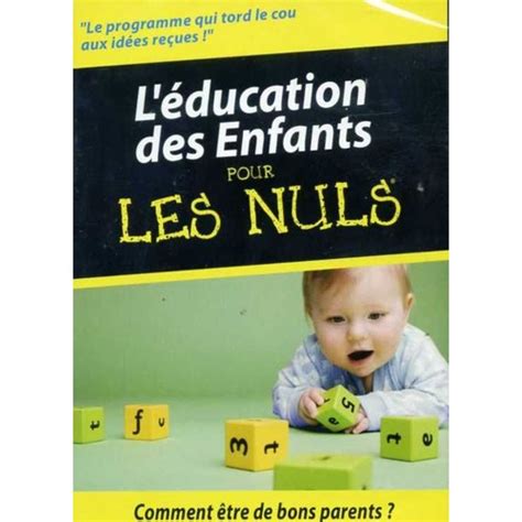 Léducation Des Enfants Pour Les Nuls Dvd Zone All Rakuten