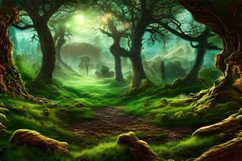 Forest Background, Forest Landscape Graphic by Craftable · Creative Fabrica