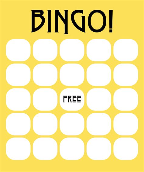 Blank Bingo Card Template Microsoft Word – Cardtemplate.my.id