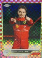 Charles Leclerc 2022 Topps Chrome Formula 1 25 Red Checker Flag