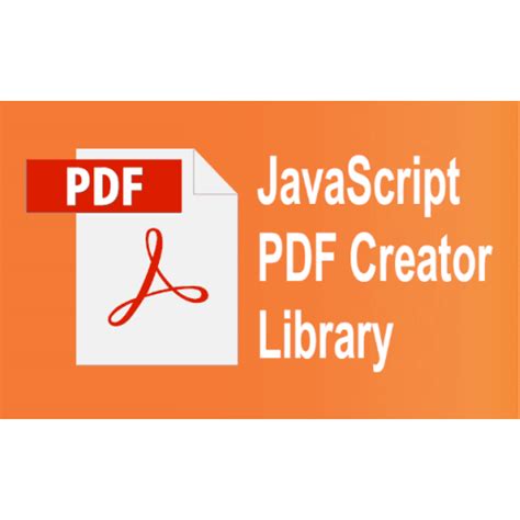 Javascript Pdf Creator Library