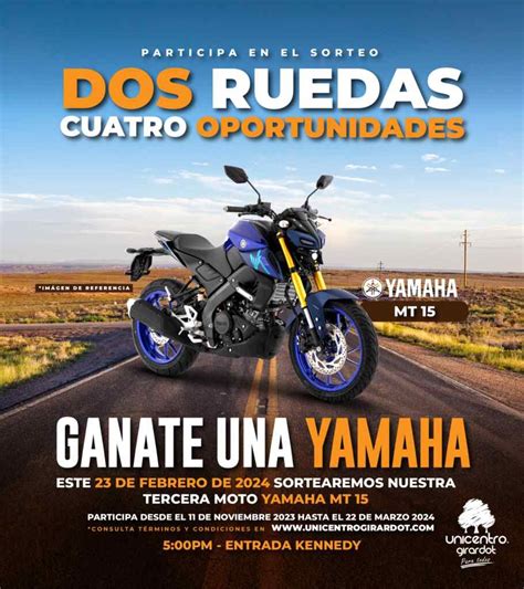 Gana Una Moto Yamaha En El Nuevo Sorteo De Unicentro Girardot