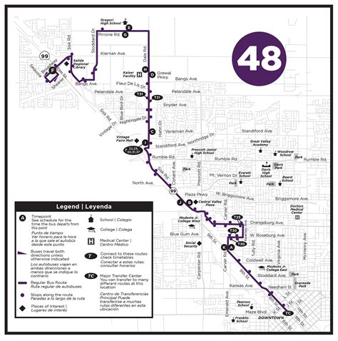 Transit Schedule and Route Map for Route 48 29