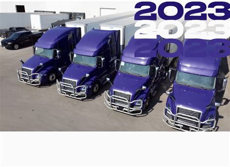 Our brand new 2023 Volvo semi trucks are ready for something BIG! 🤜🤛 ...