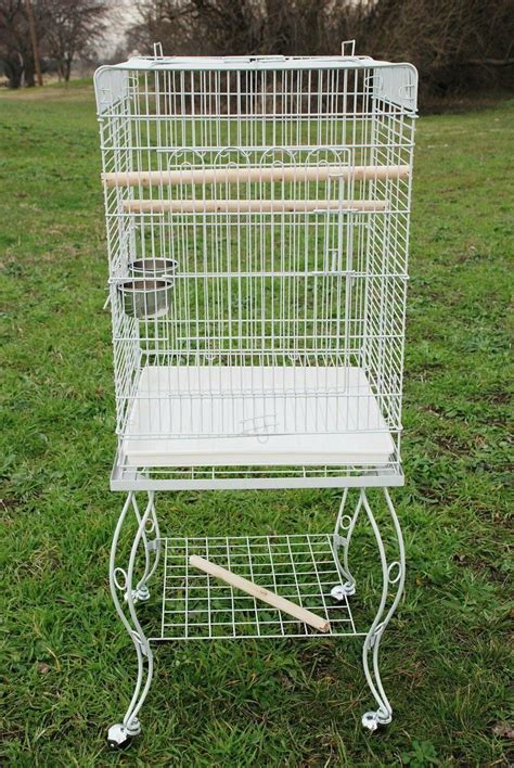 Large 58 Inch Parrot Bird Cage Open Play Top With