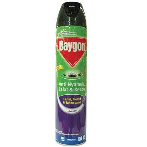 Jual Baygon Aerosol Lavender 600 Ml Shopee Indonesia