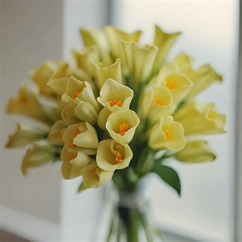 Premium Photo A Bouquet Of Yellow Flowers With The Words Quot I Love