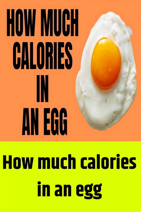 How Much Calories In An Egg Egg Calories Healthy Lifestyle Healthy