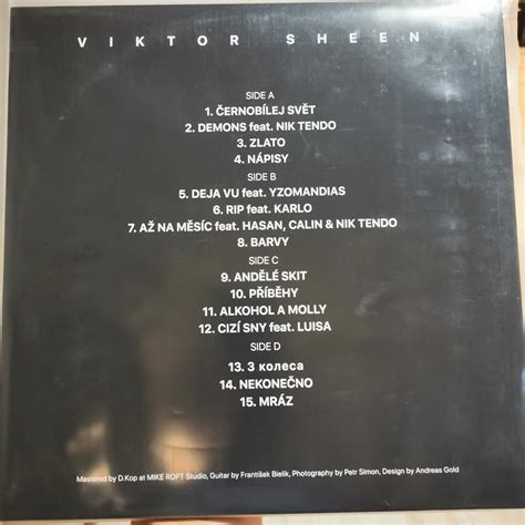 Viktor Sheen Černobílej svět Vinyl Aukro