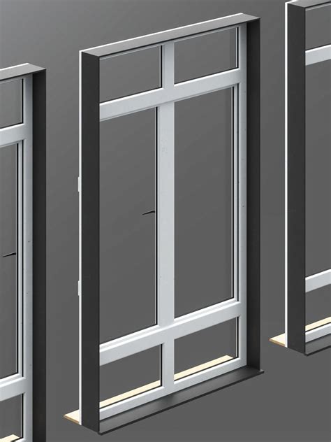 Upvc Window With Frame Free 3d Model Cgtrader