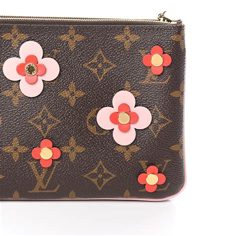 LOUIS VUITTON Monogram Blooming Flowers Double Zip Pochette 514815