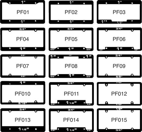 Custom Plastic License Plate Frames - by Sharp Performance