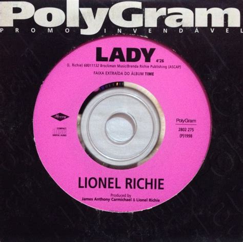 Lionel Richie - Lady (1998, CD) | Discogs