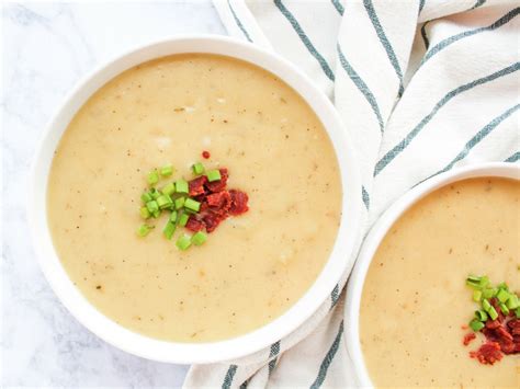 A Big Bowl Of This Minute Dairy Free Loaded Potato Soup Is