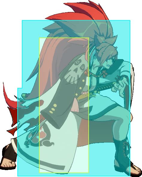 File GGST Baiken 236P Hitbox Png Dustloop Wiki