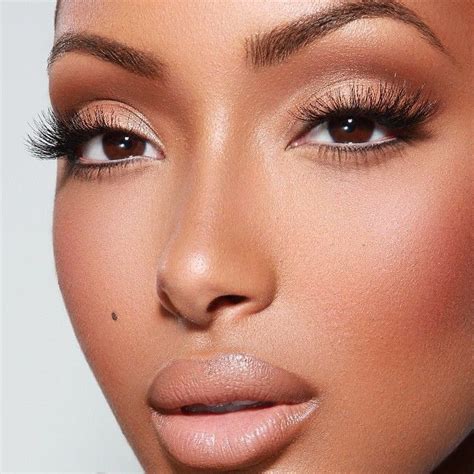 Nude Lips For Dark Skin Women Natural Makeup Flawless Makeup Makeup