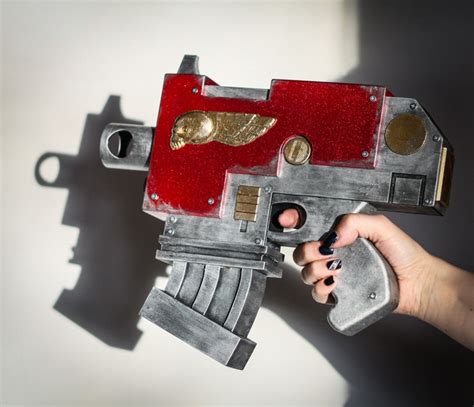 Bolt Pistol Replica Warhammer 40k Prop Gun Cosplay Etsy Uk