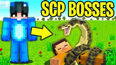 Trolling As Scp Bosses In Minecraft Youtube