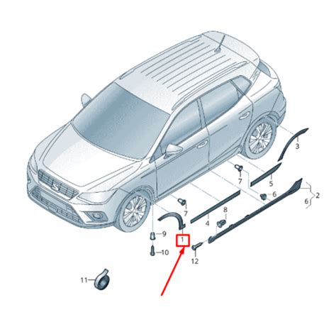 Seat Arona Kj Front Left Wing Wheel Arch Trim F B For Sale