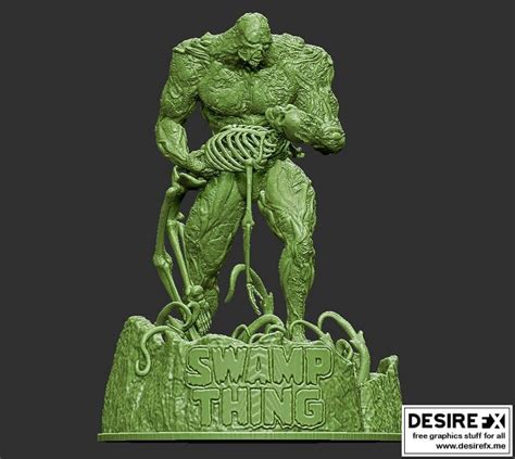 Desire FX 3d Models Swamp Thing 3D Print Model