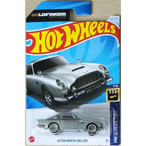 Hot Wheels Aston Martin 1963 DB5 HW Screen Time Forza Horizon 4 James Bond 007 Skyfall